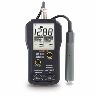 HI87314微電腦電導(dǎo)率EC-電阻率測(cè)定儀