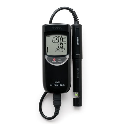 HI991300低量程防水型pH-EC-TDS-℃測(cè)定儀