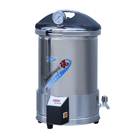 上海三申YX280/15(定時(shí)數(shù)控)手提式滅菌器高壓滅菌鍋15L